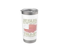 Jésus est mon sauveur Trump est mon président Gobelet isotherme en acier inoxydable double paroi