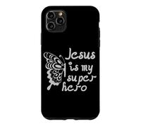 Jésus est Mon Super-héros - Design Papillon Coque pour iPhone 11 Pro Max