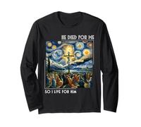 Jésus est Mort pour Moi, Maintenant Je vis pour Lui, Style Nuit étoilée Manche Longue
