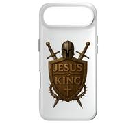 Jésus est Roi | Armure de Dieu Bouclier et épée Hommes chrétiens Coque pour iPhone Air