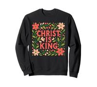 Jésus Est Roi Chrétien Foi Femme Sweatshirt