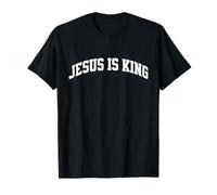 Jésus est Roi Christianisme Écriture Foi inspirante T-Shirt