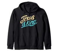 Jésus est Roi, Dieu Religieux chrétien, Foi, Verset biblique Sweat à Capuche