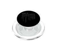 Jésus est Roi Foi chrétienne Religieuse Typographie des écritures PopSockets PopGrip pour MagSafe