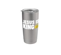 Jésus est roi Gobelet isotherme en acier inoxydable double paroi