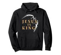 Jésus est Roi Lion chrétien Sweat à Capuche