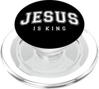 Jésus est Roi x Jésus-Christ Roi des Rois PopSockets PopGrip pour MagSafe