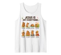 Jésus Est Tout pour Moi Capybara Foi Chrétienne Débardeur