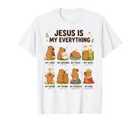 Jésus Est Tout pour Moi Capybara Foi Chrétienne T-Shirt