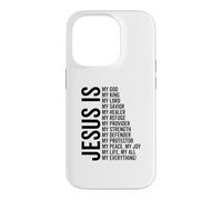 Jésus est Tout pour Moi, Mon Dieu, Seigneur, Sauveur, Guérisseur Coque pour iPhone 14 Pro