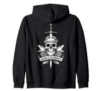 Jésus est victorieux Christian Christcore Skull Faith Art Sweat à Capuche