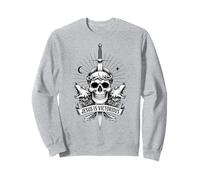 Jésus est victorieux Christian Christcore Skull Faith Art Sweatshirt