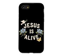 Jésus est Vivant Fleur chrétienne Foi Culte Religieux Coque pour iPhone SE (2020) / 7/8