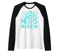 Jésus est Vivant, il est ressuscité Le Christ est ressuscité d'entre Les Morts, Pâques Manche Raglan