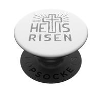 Jésus est Vivant, il est ressuscité Le Christ est ressuscité d'entre Les Morts, Pâques PopSockets PopGrip Adhésif