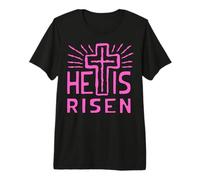 Jésus est Vivant, il est ressuscité Le Christ est ressuscité d'entre Les Morts, Pâques T-Shirt Haut de Gamme