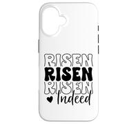 Jésus est Vraiment ressuscité à Pâques, Joyeux Dimanche de la Résurrection Coque pour iPhone 16