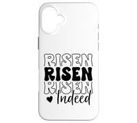 Jésus est Vraiment ressuscité à Pâques, Joyeux Dimanche de la Résurrection Coque pour iPhone 16 Plus