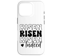 Jésus est Vraiment ressuscité à Pâques, Joyeux Dimanche de la Résurrection Coque pour iPhone 16 Pro