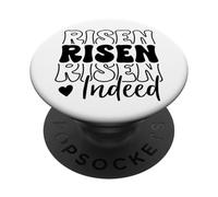Jésus est Vraiment ressuscité à Pâques, Joyeux Dimanche de la Résurrection PopSockets PopGrip Adhésif