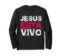 Jesús está vivo Versículos Frases Christian Spanish Verse Manche Longue
