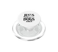 Jésus et Chiens Amen PopSockets PopGrip pour MagSafe