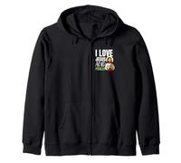 Jésus et cornichons Amoureux du Concombre chrétien Sweat à Capuche