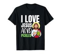 Jésus et cornichons Amoureux du Concombre chrétien T-Shirt