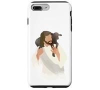 Jésus et la Parabole du Mouton Noir Perdu Luke 15 Coque pour iPhone 7 Plus/8 Plus