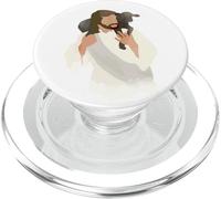 Jésus et la Parabole du Mouton Noir Perdu Luke 15 PopSockets PopGrip pour MagSafe