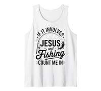 Jésus et la pêche comptent sur Moi dans Christian Fisherman Débardeur