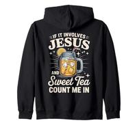 Jésus et Le thé sucré comptent sur Moi dans Southern Christian Sweat à Capuche