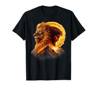 Jésus et Lion Dieu chrétien Œuvre d'art spirituelle Religieuse T-Shirt