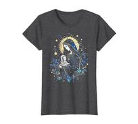 Jésus et Mère Marie, Vierge Marie, Art Catholique #19 T-Shirt, Femme, Chiné Foncé, L