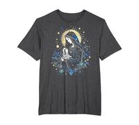 Jésus et Mère Marie, Vierge Marie, Art Catholique #19 T-Shirt, Homme Grandes Tailles, Chiné Foncé, 2X Tall