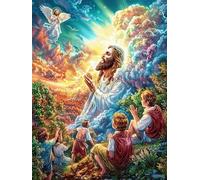 Jésus et Ses Disciples dans la forêt Magique Puzzle 300 Pièces pour Adultes Educa Vision Unique Décoration Salon Activité Créative Cadeau Original Famille 300 PCS