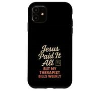 Jésus et thérapie Foi Guérison Bible Limites Prière Coque pour iPhone 11