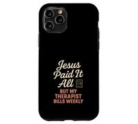 Jésus et thérapie Foi Guérison Bible Limites Prière Coque pour iPhone 11 Pro