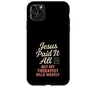 Jésus et thérapie Foi Guérison Bible Limites Prière Coque pour iPhone 11 Pro Max