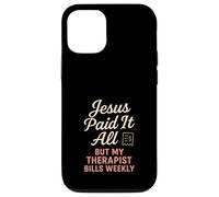 Jésus et thérapie Foi Guérison Bible Limites Prière Coque pour iPhone 12/12 Pro