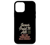 Jésus et thérapie Foi Guérison Bible Limites Prière Coque pour iPhone 12 Mini