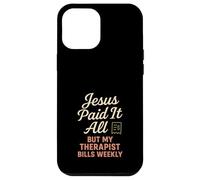 Jésus et thérapie Foi Guérison Bible Limites Prière Coque pour iPhone 12 Pro Max