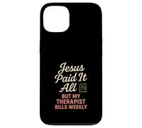 Jésus et thérapie Foi Guérison Bible Limites Prière Coque pour iPhone 13