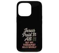 Jésus et thérapie Foi Guérison Bible Limites Prière Coque pour iPhone 13 Pro