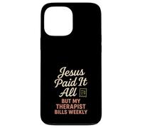 Jésus et thérapie Foi Guérison Bible Limites Prière Coque pour iPhone 13 Pro Max
