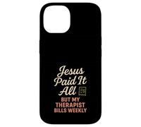 Jésus et thérapie Foi Guérison Bible Limites Prière Coque pour iPhone 14