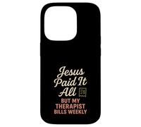 Jésus et thérapie Foi Guérison Bible Limites Prière Coque pour iPhone 14 Pro