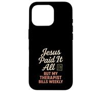 Jésus et thérapie Foi Guérison Bible Limites Prière Coque pour iPhone 16 Pro