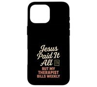 Jésus et thérapie Foi Guérison Bible Limites Prière Coque pour iPhone 16 Pro Max
