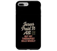 Jésus et thérapie Foi Guérison Bible Limites Prière Coque pour iPhone 7 Plus/8 Plus